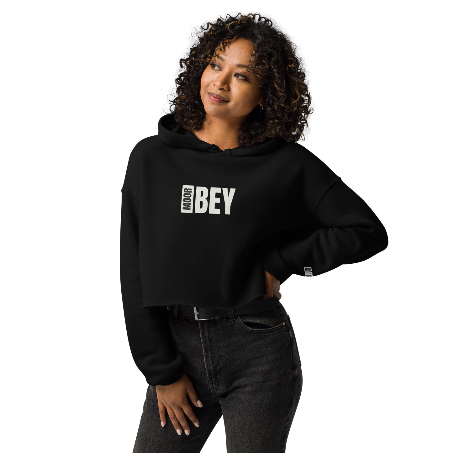 Moor Bey Crop Hoodie