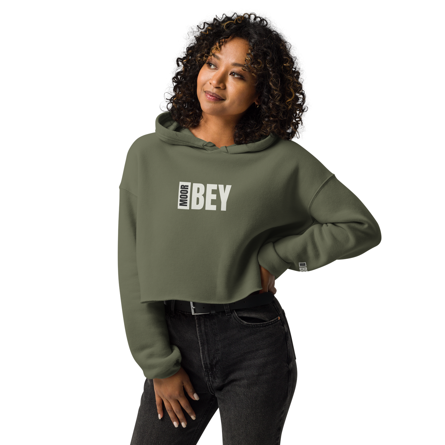 Moor Bey Crop Hoodie